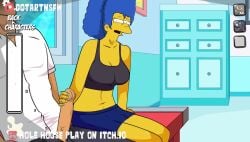 2d 2d_(artwork) 2d_animation animated bra cum cum_on_body cum_shot cumshot dotartnsfw gameplay_mechanics grey_body hair_blue handjob hole_house marge_simpson milf moan moaning moaning_in_pleasure mp4 older_female sex sitting sitting_on_desk skirt sound sound_effects tagme the_simpsons video videos yellow_body