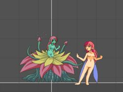 animated eluku fairy fairy_fighting female game_cg nude pixel_animation pixel_art sprite