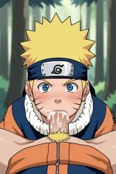 2boys ai_generated clonecest cum_in_mouth deepthroat male_only uzumaki_naruto yaoi