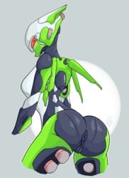 android anthem anus ass blush cameltoe gynoid interceptor looking_back mech mech_suit mecha mechanical pussy robot robot_girl thiccrobots