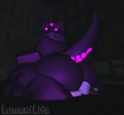 3d artist_name ass ass_smothering big_ass butt_crush femboy furry giant giantess huge_ass kaiju_paradise lamentlife male male_only massive_ass massive_butt nightcrawler_(kaiju_paradise) roblox roblox_game robloxian size_difference smothering smothering_ass tagme watermark