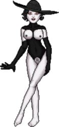 alcina_dimitrescu breasts capcom holidayking pixel pixel_art resident_evil resident_evil_8:_village transparent_background