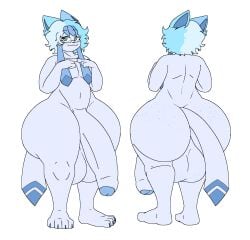 1boy 2d 2d_(artwork) 4_toes anthro ass back_view backsack big_butt big_cock big_penis blue_eyes blue_fur bottom_heavy bottom_heavy_femboy bottom_heavy_male bubble_butt cock commission commission_art commissioner_upload cute digital_drawing_(artwork) digital_media_(artwork) ear eyebrows eyebrows_visible_through_hair fan_character femboy fingers_together flaccid flaccid_cock flaccid_penis flat_colors foreskin freckles freckles_on_ass freckles_on_balls freckles_on_face freckles_on_thighs front_view fur furry furry_only girly glaceon glacier_wynterson glasses hair hannimal hi_res huge_cock hung_bottom hung_femboy hung_trap hyper_cock hyper_cock_femboy hyper_penis large_cock large_penis male male_focus male_only multicolored_hair naked naked_male navel neck nerd nude nude_femboy nude_male original_character penis pointy_ears pokémon_(species) pokemon reference_sheet shiny_pokemon short_hair simple_background small_but_hung smile smiling solo solo_focus standing tail thick_ass thick_thighs thighs two_tone_ears two_tone_hair urethra white_background white_sclera