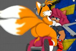 2boys 3d ace_(blackchaos64) animated blackchaos64 femboy male male/male male_only miles_prower mp4 no_sound sonic_(series) tagme tails tails_the_fox video