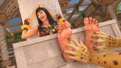 3d barefoot cheetah_(dc) dc dc_comics dceu diana_prince feet female female_only foot_fetish gal_gadot jt658 soles tickling wonder_woman wonder_woman_(dceu) wonder_woman_(gal_gadot) wonder_woman_(series)