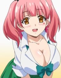 1girls big_breasts breasts female fujinoki_nene hajimete_no_gal huge_breasts large_breasts screenshot tagme