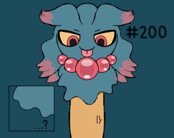 ambiguous_gender digital_media_(artwork) duo erection generation_2_pokemon genitals ghost hashtag male misdreavus nintendo penis pokemon pokemon_(species) red_eyes secretsableye simple_background smile spirit text tongue yellow_sclera