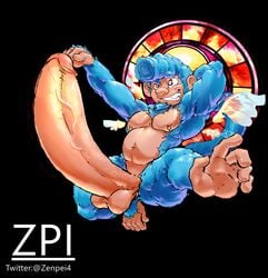 anthro boner erection furry male_only monkey nude solo solo_male tagme yaoi zenpei zenpei_(character)