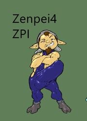 boner erection majora's_mask male_only solo solo_male the_legend_of_zelda yaoi zenpei zubora