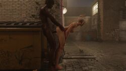 1boy 1girls 3d animated dark-skinned_male doggy_style interracial league_of_legends maledom mikaven mp4 penetration public public_nudity public_sex riven sex sound tagme vaginal_penetration video