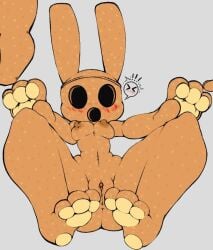 angelface animal_crossing coco_(animal_crossing) female nipples nude_female pussy