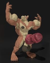 abs animal_genitalia animal_humanoid animal_penis anthro balls biceps big_balls big_muscles big_penis canid canine canine_genitalia canine_penis canis digital_media_(artwork) domestic_dog erection fur genitals hair hi_res huge_balls huge_cock humanoid hyper hyper_balls hyper_genitalia hyper_penis kaike male mammal mammal_humanoid muscular muscular_anthro muscular_male nipples nude pecs penis presenting simple_background solo tail vein veiny_muscles veiny_penis watanno