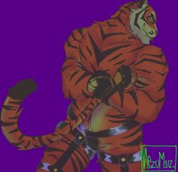 ass bara bara_ass fortnite fortnite:_battle_royale gay oscar_(fortnite) solo tiger tiger_tail