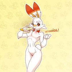 scorbunny from nintendo by chubbypandabastard