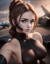 ai_generated brown_hair harper_(lust_goddess) lust_goddess nutaku