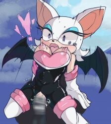 2d censored_penis exposed_breasts female female_focus heart_eyes jpeg love mobian mobian_(species) mobian_bat pov rouge_the_bat sega shiny_clothes sonic_(series) sonic_adventure_2 sonic_the_hedgehog_(series) vaginal_penetration vaginal_sex