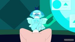 anal animated aquamarine_(steven_universe) assertive_female cum cum_inside pedroillusions pov size_difference smaller_female steven_universe tagme video