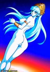 aeos agios ai_generated aios aiosu blue_body blue_eyes blue_hair divinity_essence dragon_ball dragon_ball_heroes goddess ladyaeos perfect_body pointy_ears super_dragon_ball_heroes supreme_kai_of_time time_power_unleashed_form time_power_unleashed_form_(dragon_ball)