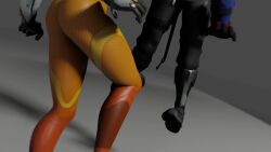 3d animated ballbusting defeated instant_loss kicked_in_the_testicles kicking kicking_balls mocking overwatch screaming_in_pain soldier_76 sound tagme tracer video yokobb