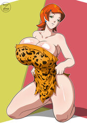 1girls ben_10 big_breasts breasts cleavage collarbone curvy female female_only gigantic_breasts green_eyes gwen_tennyson hairclip hips huge_ass huge_breasts human human_only humanoid large_breasts looking_at_viewer orange_hair red_hair short_hair solo solo_female thick thick_thighs thighs voluptuous wide_hips zafirydraw