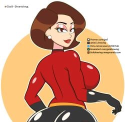 ass big_ass big_breasts breasts elastigirl female female_only girly goil_drawing helen_parr huge_ass superheroine the_incredibles the_incredibles_2