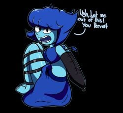 alsonombette armbinder bondage bound damsel_in_distress lapis_lazuli_(gem) lapis_lazuli_(steven_universe) steven_universe