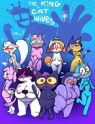 angry animal_crossing ankha ankha_(animal_crossing) anthro areola ass biped blaze_the_cat blush bodily_fluids bojack_horseman breasts cartoon_network cats_don't_dance catti_(deltarune) catty_(undertale) cellphone cheezborger_(chikn_nuggit) chikn_nuggit collar covering covering_breasts covering_crotch crown deltarune ear_piercing electronics embarrassed eyewear felid feline female female_anthro food genitals glasses group headgear hi_res inverted_nipples mae_borowski male mammal nervous_smile netflix nicole_watterson night_in_the_woods nintendo nipple_piercing nipples nude overweight overweight_female pencil_(object) phone pickle_(food) piercing princess_carolyn pussy ring sawyer_(cats_don't_dance) sega slightly_chubby slightly_chubby_female sonic_(series) sonic_the_hedgehog_(series) sweat sweatdrop the_amazing_world_of_gumball theenfman undertale undertale_(series) warner_brothers