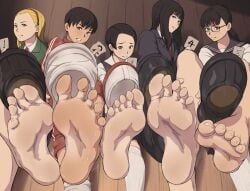 cute feet foot_fetish japanese_female maku_(l-u) soles white_female