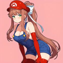 mario (cosplay) from doki doki literature club