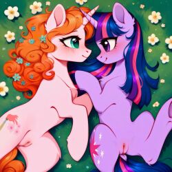 ai_generated equid equine fan_character female friendship_is_magic hasbro horn horse my_little_pony pony smilw twilight_sparkle_(mlp) unicorn