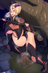 1boy 1girls 2animals ambiguous_gender artoria_pendragon artoria_pendragon_(lancer_alter) ass bestiality big_belly big_breasts big_penis big_testicles bigshine000 birth birthing birthing_monster black_armor black_cape black_legwear black_leotard blonde_hair breasts bright_pupils cape clothed fate/grand_order fate_(series) female female_human/male_feral feral feral_on_female from_behind from_behind_position giving_birth giving_birth_to_monster hair_between_eyes heart heart-shaped_pupils heavy_breathing horse horse_penis horsecock huge_breasts huge_penis huge_testicles human human_mother human_mother_baby_animal human_mother_baby_monster interspecies interspecies_pregnancy lactation large_breasts larger_feral larger_male leotard micro_bikini milk nude pregnant revealing_clothes sex sex_during_childbirth short_hair size_difference smaller_female stomach_bulge thick_thighs thighhighs umbilical_cord underboob vaginal_penetration wet wide_hips yellow_eyes zoophilia