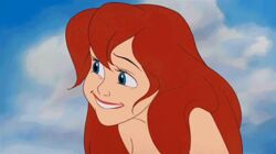 animated ariel blue_eyes disney flounder red_hair scuttle sebastian_(disney) the_little_mermaid