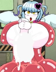 2futas anal anal_sex ass balls big_balls big_butt carrying cum cum_in_ass dickgirl duo erection excessive_cum futa_on_futa futa_only futa_sans_pussy futanari huge_balls huge_cock humanoid humanoid_penis its_archville lobotomy_corporation melting_love moaning penis penis_size_difference pleasure_face project_moon queen_of_hatred rolling_eyes sex smooth_balls smooth_penis