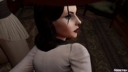 3d animated ass bent_over bioshock bioshock_infinite black_hair burial_at_sea elizabeth_comstock female from_behind looking_back male moaning nodetek pawg penis pov sex sound source_filmmaker video