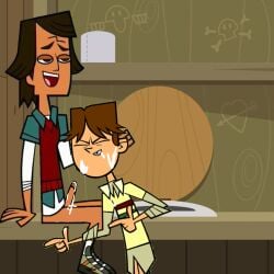 blowjob cody_(tdi) confessional cum cum_drip cum_on_face gay gay_sex male male_only noah_(tdi) total_drama_island yaoi