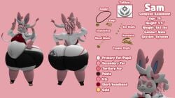 big_ass bubble_butt femboy furry huge_ass kingofthekabuto model_sheet nintendo pokémon_(species) pokemon queenofthekabuto reference_sheet tagme thick_thighs wide_hips