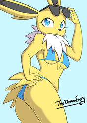 eeveelution from pokemon by thedemonfoxy