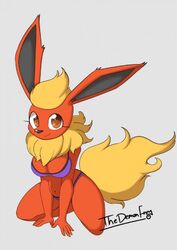 eeveelution from pokemon by thedemonfoxy
