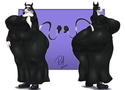 anthro bovine cow_girl ella_(redmoon83) huge_ass nun original original_character redmoon83 tagme tail thick_thighs wide_hips