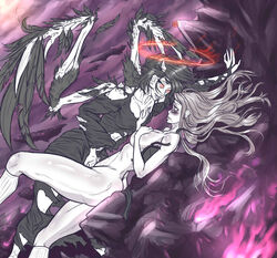 angel clothed_male_nude_female demon fallen_angel female plasmidhentai