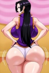 ai_animation ai_generated animated ass big_ass big_butt big_hips black_hair boa_hancock curvy female female_only grok huge_ass huge_breasts large_ass mp4 one_piece panties pinkpawg shonen_jump showing_ass showing_off_ass sideboob skirt skirt_lift tagme text thick_ass thick_thighs thighs video white_panties wide_hips