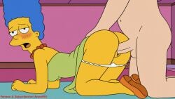 marge simpson from the simpsons by azure993