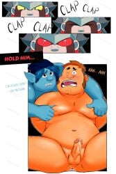 2026 3boys artist_request ass balls barley_lightfoot brawl_stars chubby craig_of_the_creek crossover damian_(brawl_stars) disney elder_barry_(craig_of_the_creek) erection gay male male_only onward_(2020) penis pixar supercell tagme video_games weird_crossover