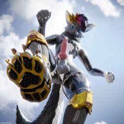 3d armor balls blender boots crown crushing cum dragonplayer dripping_cum duo furry giant gold heavy knot latex looking_at_viewer macro/micro male nurse_nozzle pawpads paws penis render rexouium shoes stepping stomp stomping thighhighs trampling
