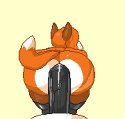 2boys anal anal_sex animated anthro ass big_ass big_penis canid canine clothing duo erection first_person_view fox functionally_nude furry gay gif girly humanoid_penis legwear loop low_res male male_pov mammal marilyn_(quotefox) orange_fur penetration penis pixel_art quotefox rubber sex tail thigh_highs thighhighs vein white_fur yaoi