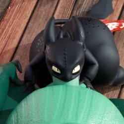 fury (httyd) from dreamworks by darkspite