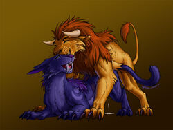2008 druid female feral feral_on_feral hyhlion male night_elf tauren world_of_warcraft
