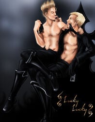 demyx disney gay kingdom_hearts luxord male male_only organization_xiii square_enix tagme yaoi