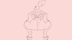 16:9 2d 2d_animation animated anthro anthro_only anus ass big_butt bottomless clogs clothed clothing crouching female gif looking_back loop mammal master_splinter mature_female mistress_splinter monochrome murid murine pubes pussy rat rodent rule_63 solo splinter teenage_mutant_ninja_turtles thick_thighs tinder twerking