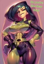 1girls ai_generated big_breasts black_hair color disney female female_focus female_only gigiti green_eyes hi_res kim_possible large_breasts light-skinned_female light_skin long_hair shego solo solo_female thick_thighs trogiai